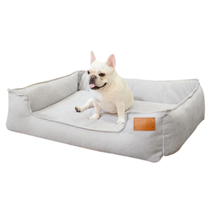 Custom Size XL XXL Comfortable Memory Foam <strong>Dog</strong> <strong>Bed</strong> Modern Square Pet <strong>Cave</strong> with Solid Pattern for Large <strong>Dogs</strong> and Cats Washable - Product Image 1
