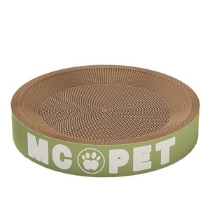 Rascador redondo para gatos Mc Pet, de cartón corrugado, duradero, para gatos. - Product Image 1