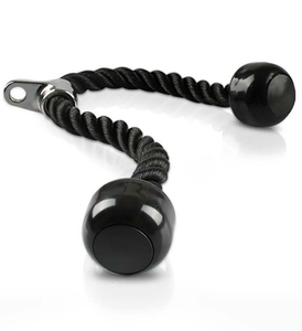 <span class=keywords><strong>Corde</strong></span> de triceps en nylon enduite, accessoire de fitness pour machine à <span class=keywords><strong>poulie</strong></span>, vente en gros d'usine 2022 - Product Image 2