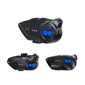 Y5X casco de motocicleta intercomunicador de diente azul 4 jinetes grupo 1000m intercomunicador de motocicleta interfono con batería de 1000mAh - Product Image 2
