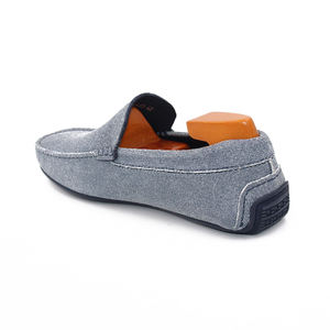 Guangzhou Shoe Factory, mocasín de estilo alto hecho a medida para hombre, mocasín para conducir, <span class=keywords><strong>zapatos</strong></span> antideslizantes de cuero, plantilla de goma descalza, Primavera - Product Image 5