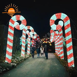 Personalizado Comercial Grande LED al aire libre caminar a través <span class=keywords><strong>de</strong></span> bastón <span class=keywords><strong>de</strong></span> caramelo <span class=keywords><strong>de</strong></span> <span class=keywords><strong>Navidad</strong></span> iluminado para el centro comercial decoración <span class=keywords><strong>de</strong></span> dulces <span class=keywords><strong>de</strong></span> <span class=keywords><strong>Navidad</strong></span> - Product Image 5