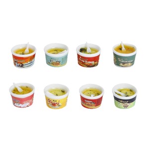 Lanshuo Mini Instant Noodle Resin <b>Ornaments</b> 1:12 Scale DIY Jewelry Set For Miniature <b>Kitchen</b> Props - Product Image 5