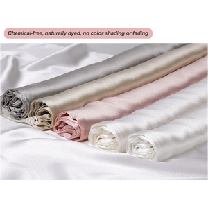 Funda de Almohada de Seda Natural de Morera Rosa de 19 mm por Ambos Lados, para Cabello y Piel, con Cierre Oculto - Product Image 6