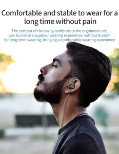 <span class=keywords><strong>CCA</strong></span> CSN 1DD+1BA ไดรเวอร์ไฮบริด หูฟังแบบ IEM ตัดเสียงรบกวน HiFi สเตอริโอ แบบมีสาย พร้อมสายถอดได้ สำหรับเล่นกีฬา ออกกำลังกาย และเล่นเกม - Product Image 6