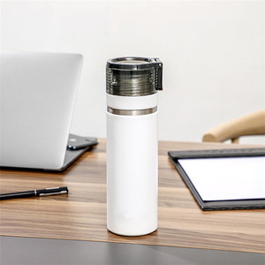 12oz termos in acciaio inox isolato sottovuoto con filtro <span class=keywords><strong>per</strong></span> bottiglia da viaggio in foglia di caffè a prova di perdite di acqua calda e fredda - Product Image 6