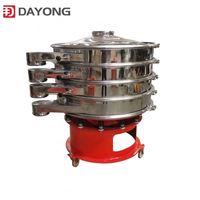 Neue Rotations-Vibrationssiebmaschine mit Motor Edelstahl-Saatgut- und Mehlsieb