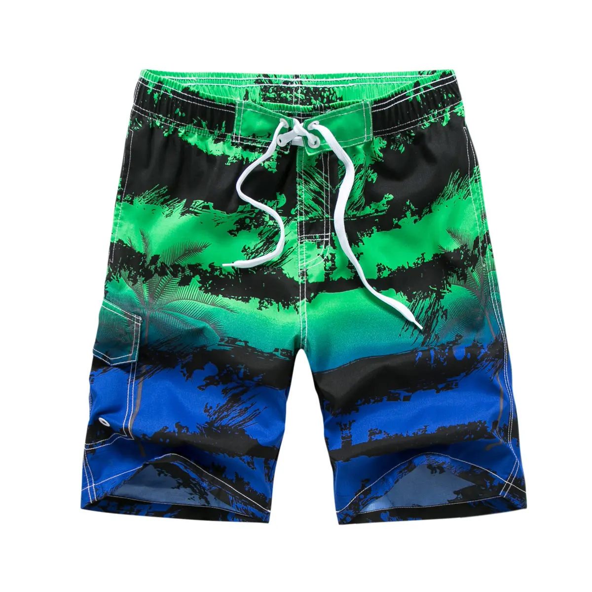 Hot selling Mens printing Quick Dry Printed Short Swim Trunks with Mesh Lining Swimwear Bathing Suits