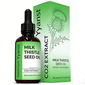 Gotas de Cardo Mariano de Marca Privada de Alta Calidad, Bebida para Reforzar el Sistema Inmunitario, Desintoxicación, Promueve la Función Hepática - Product Image 1