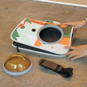 Sac de transport portable pour chat, grande capacité, respirant, réfléchissant, adapté aux chats et aux chiens, et sacs de bain pour chats. - Product Image 2