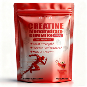 Gummies à la créatine pour la force musculaire et la récupération – Véganes, sans gluten, sans OGM, à base de pectine, disponibles en vrac pour marque privée OEM - Product Image 1