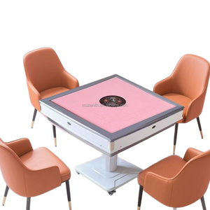 Wholesale Mahjong Machine Meal Playing Cards Dual-use Multi-color Optional Movable <b>Folding</b> Automatic <b>Table</b> WL-03002 Dual Use Des - Product Image 2