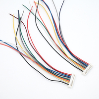 Kawat Terminal XH2.54 kustom kawat elektronik terbalik kepala sama arah satu 2 3 4 5 6 7 8 9 10 Pin Harness kawat