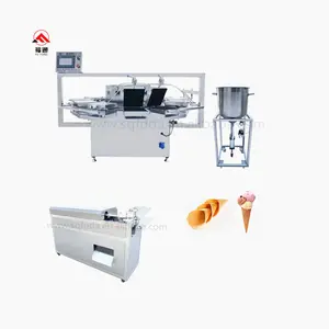 Factory Outlet Crunchy Ice Cream Cone Waffler machine Ice Cream Cone Making Machine Customizable Size