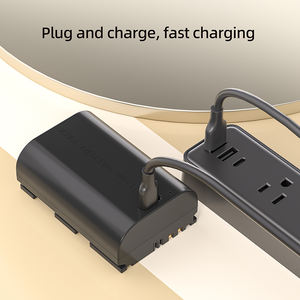 PUJIMAX 2 Stück LP-E6 Kamera-Akku 7,4V 2600mAh Wiederaufladbarer Li-Ionen-Akku für Canon EOS Serie 5DS mit 0,5m Typ-C-Kabel - Product Image 5