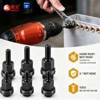 Kit d'assortiment d'écrous à rivets métriques M3-M8 M4-M10, écrous à insertion filetés avec boîte pour réparation automobile