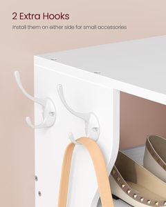 Zapatero Estrecho y Delgado <span class=keywords><strong>de</strong></span> <span class=keywords><strong>Madera</strong></span> <span class=keywords><strong>para</strong></span> Dormitorio y Entrada, Organizador <span class=keywords><strong>de</strong></span> <span class=keywords><strong>Zapatos</strong></span> <span class=keywords><strong>de</strong></span> 9 Niveles <span class=keywords><strong>para</strong></span> Esquina - Product Image 4