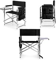 Emballé Taille 32. 6*19. 6*5. 5 pouces facile à transporter avec poignée Léger Pliable Métal directeur chaise