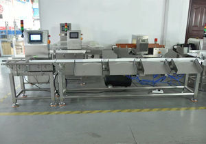 Aço inoxidável Check Weigher Máquina 4 Nível Único Lado Alavanca Food Shrimp Peso Grading Machine - Product Image 4