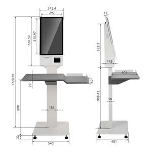 <span class=keywords><strong>Terminal</strong></span> de paiement tactile avec écran tactile de 21,5, 24, 27, 32 pouces, lecteur de code QR, imprimante 80 mm, kiosque de vente au détail haute visibilité - Product Image 4