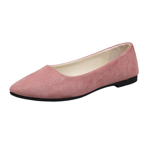 <span class=keywords><strong>Zapatos</strong></span> Casuales de Mujer con Punta en Pico, Color Sólido, Boca Baja, <span class=keywords><strong>Planos</strong></span>, Multicolores Opcionales, <span class=keywords><strong>Zapatos</strong></span> para Caminar - Product Image 4