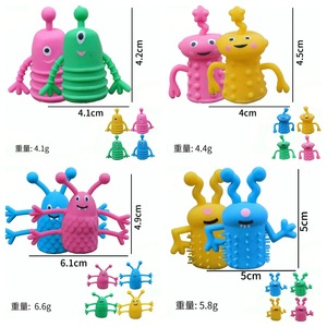 Títeres de Dedo de Monstruos de PVC Divertidos y Lindos 2025, Juguetes Educativos para Niños, Juego de Desarrollo de la Imaginación - Product Image 5