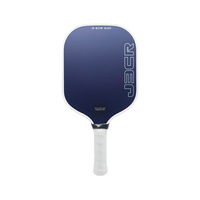 Raket Pickleball New J3CR Blue Crystal 16mm Busa Dual-Density Hot Pressing Gen 5 EPP Foam Core Serat Karbon T700 untuk Hiburan