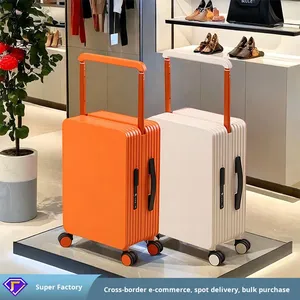 <span class=keywords><strong>Valise</strong></span> personnalisée à roulettes larges, avec poignée télescopique, 20'' 24'', avec serrure TSA, pour hommes et femmes, <span class=keywords><strong>valise</strong></span> à main personnalisée - Product Image 1