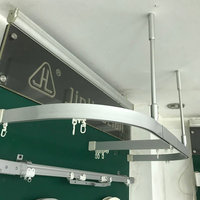 Rail de suspension pour rideaux d'hôpital, rail de rideau médical, séparateur de salle d'urgence, rails de rideaux de lit d'hôpital pour plafond