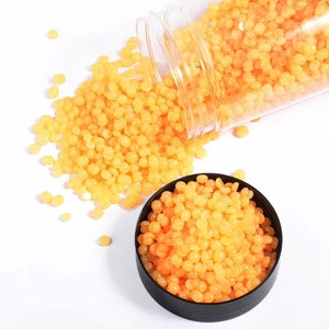 Perles de cire dure naturelle à logo personnalisé, hypoallergéniques, sans bande, pour épilation à chaud, pour salon de beauté, épilation féminine - Product Image 4