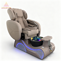 LEXUSPACE Nouveau design de luxe, fauteuil de pédicure super confortable pour salon de manucure