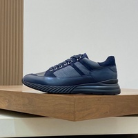 Scarpe Atletiche da Donna in Pelle Bovina di Alta Qualità con Suola in Gomma, Ammortizzate e Comode, con Tacco Alto e Lacci, per un Look Casual e Trendy