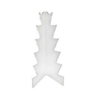 Espositore Verticale in Acrilico Cristallo per 6 Penne, Portapenne Versatile con Motivo Quadrato e Triangolare - Product Image 1