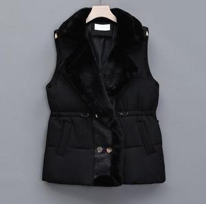 Chaleco 2024 nuevo chaleco versátil de moda de otoño e invierno, chaleco elegante para <span class=keywords><strong>mujer</strong></span>, chaqueta gruesa de gran tamaño para prendas de vestir exteriores - Product Image 6