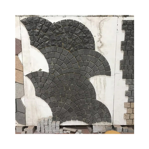 Dalles de pavage en <span class=keywords><strong>granit</strong></span> naturel de Chine G654 gris foncé gris clair <span class=keywords><strong>10x10</strong></span> pour parking de voitures, application extérieure moderne - Product Image 1