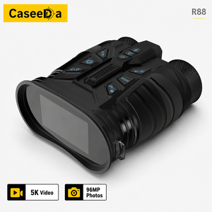 Jumelles de vision nocturne thermiques multispectrales R88 avec télémètre laser, 320x240, vidéo 5K, double GPS, R88 4-en-1 tactique - Product Image 3