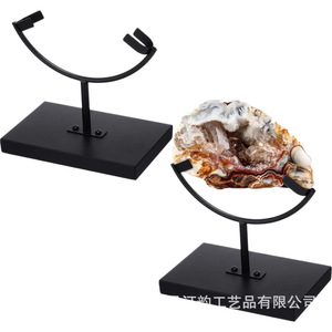 Nordic-style light luxury metal crystal display stand <b>desktop</b> ornament storage rack simple decorative <b>shelf</b> - Product Image 5