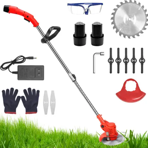 Wholesale 12v Electric Portable Lawn Mower String Trimmer Brush Cutter With Battery Power Lawn Edger Lawn Trimmer