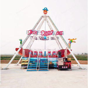 Grand bateau pirate en métal et fibre de verre pour intérieur, centre commercial, parcs d'attractions en plein air, certifié CE, garantie de 12 mois, marque JINHE - Product Image 2