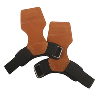 Support de poignet rembourré en cuir de vachette personnalisé par le fabricant, antidérapant, pour l'entraînement en salle de sport, soulevé de terre, tractions, personnalisable