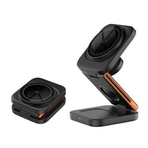 Productos de Tendencia 2025, Nuevas Llegadas, Estación para Teléfono, Reloj y Auriculares, Mini Banco de Energía de Viaje, Cargador Inalámbrico Plegable 3 en 1 - Product Image 1