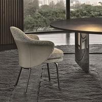Nueva Serie de Sillas de Comedor de Diseño JP, Silla de Comedor Moderna Tapizada en Tela y Cuero