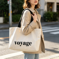 Tas Kanvas XL, Kain Ekstra Kuat untuk Buku, Gym, Laundry, Transportasi, Tahan Lama, Kokoh, Ukuran Besar