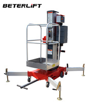 Plateforme hydraulique en aluminium de la série haut de gamme AWP-H, capacité de levage personnelle de 120 kg à 150 kg