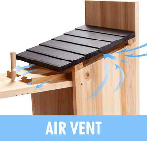 Ahşap kuş evi dışında Hummingbird evi bahçe ülke evler için ahşap kuşlar kafes ev - Product Image 3