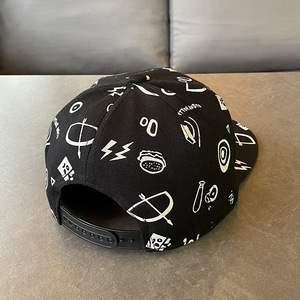 Özel logo Graffiti serin tasarım Snapback spor şapka Unisex moda yama şapka Snapback kap erkekler için - Product Image 5