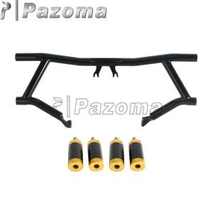 哈雷FLHX FLHR FLTRU 2014-2025摩托车高速公路发动机防护防撞杆，带Delrin滑块端 - Product Image 3