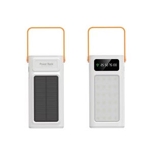Batterie externe <span class=keywords><strong>solaire</strong></span> avec câbles intégrés, chargeur <span class=keywords><strong>solaire</strong></span> 50000mAh pour téléphones portables - Product Image 2