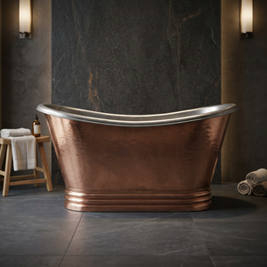 Baignoire sur pied en cuivre antique, finitions cuivrées, type I H C, prix de gros abordable et très demandée - Product Image 3