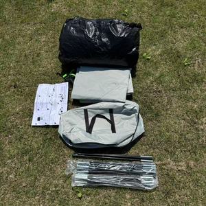 Auvent de toit de voiture pour quatre saisons, imperméable, simple, en polyester Oxford 210D, forme ovale, taille complète, pour 2 personnes, cadre en fibre de verre - Product Image 4